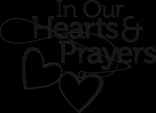September 17, 2017 In Our Prayers Rachel Potts, undergoing cancer treatments Shirley Sanders, recovering at home Marjorie Fulmer, recovering at home Pete Cox, Wildewood Downs Mildred Boucher,