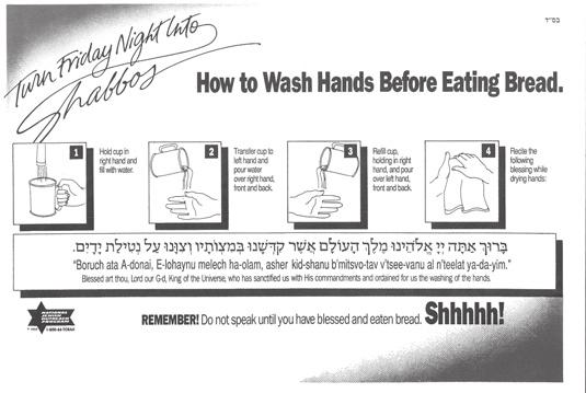 Hand Washing and Candle Lighting Posters: Step-by-step guides to display on the night of the event 7.