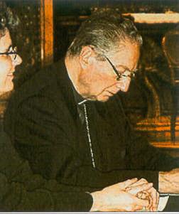 Cardinal Carlo Martini, the Jesuit scholar and member of the United Bible Societies editorial committee who prepared the Greek text from which the N.l.V was translated.