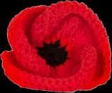 Poppies If you have been knitting/crocheting poppies please pass them on to Dawn Trimby so we can assess the quantity. Keep producing - we need lots for November.