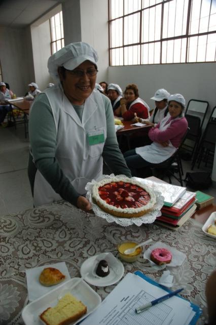 Over one year, in the area of integrated skills training the women receive technical