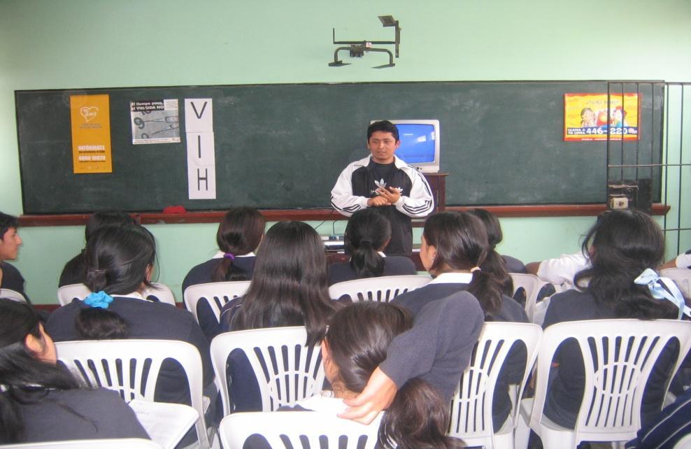 Workshops in Schools Young people from the Youth Pastoral Programme give