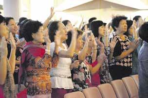 12 Nov - Dec 2015 ISSUE 022 AG TIMES togetherness - AG Churches No Turning Back! Eric Moo rocked the night with his personal testimony and songs, with people being led to Christ.