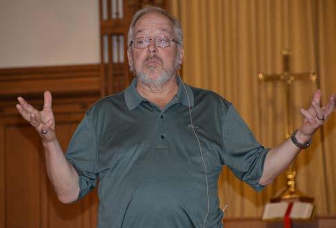 For the 250 people gathered in the sanctuary of Chevy Chase UMC in mid-august, the story they heard began, In the first book, Theophilus, I wrote about all that Jesus did and taught from the