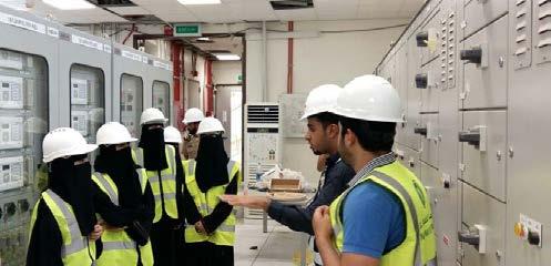 communication and team work. Nesma Electric Trains Female Engineers Nesma Electric provided six female engineers from King Abdulaziz University with a 6-week training course in electrical engineering.