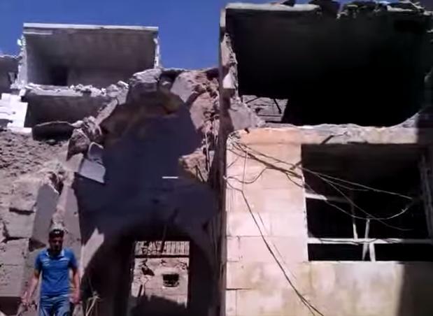 On 15 May 2014, Nuriddin Zinki mosque in Maarrat al-nu'man in the countryside of Idlib was shelled, which caused very serious damage to the mosque.