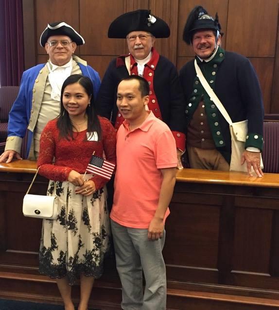 Carpenter welcomed about 40 new citizens at