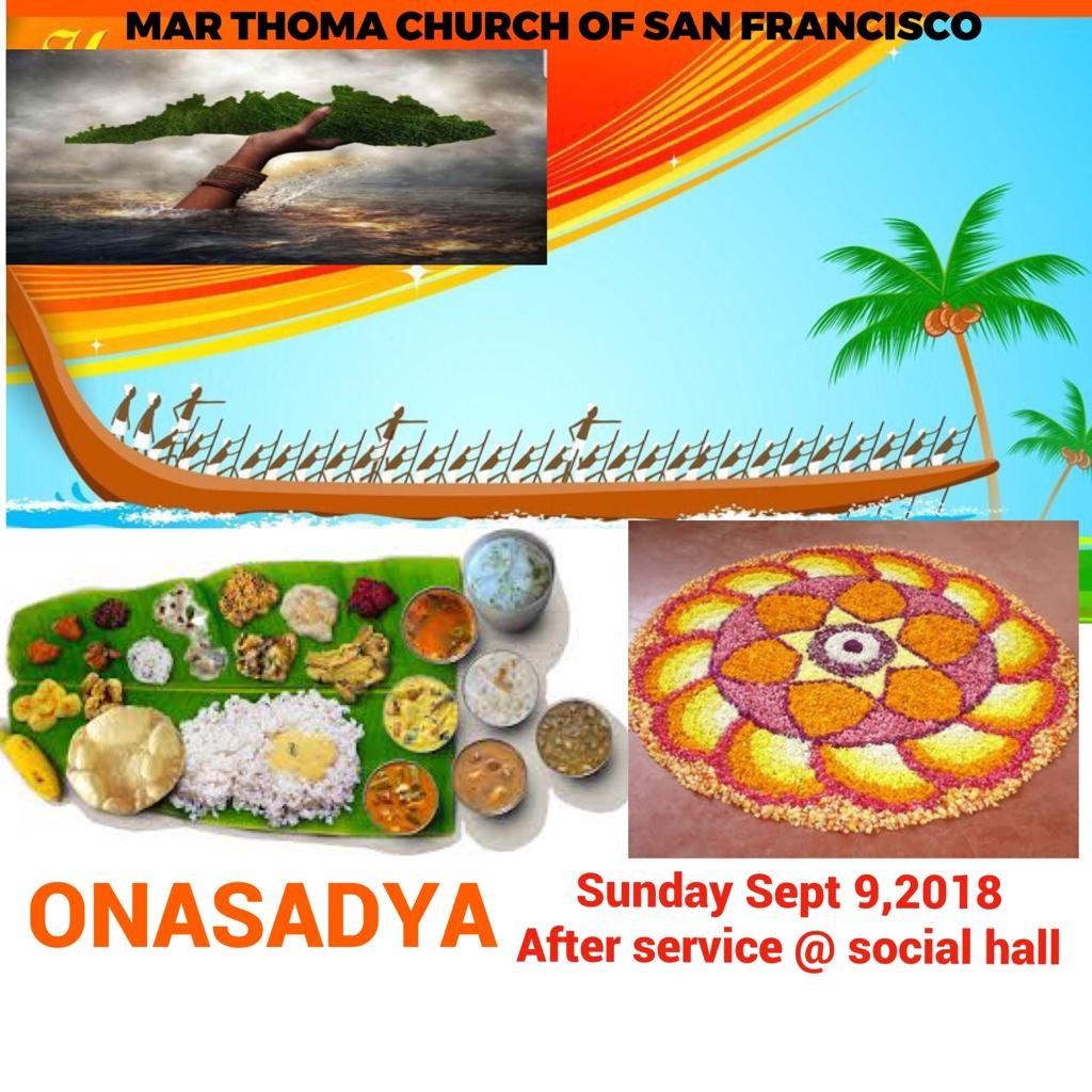 Date Service Assisting Area September 2nd Malayalam Holy Communion Service @9:00 AM San Francisco and South Bay September 9th Malayalam Holy Communion Service @10:00 AM Central Valley September 16th