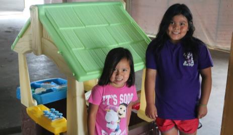 Nation. We have been able to provide summer toys for children and building materials for a few churches.