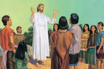 After teaching the people many things, Jesus told