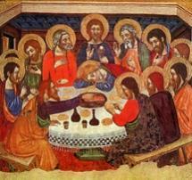 MAUNDY THURSDAY Our beautiful service of worship this evening commemorates the institution of the Holy Eucharist in the Last Supper and Christ s new