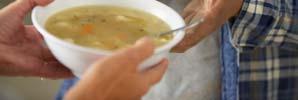 The soup will be made and served by various organizations, groups and families in the parish.