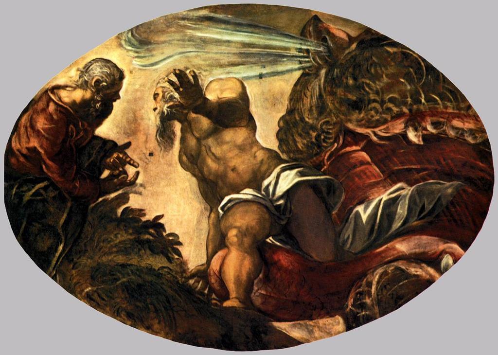 Jonah Leaves the Whale's Belly, 1577-78, Tintoretto.