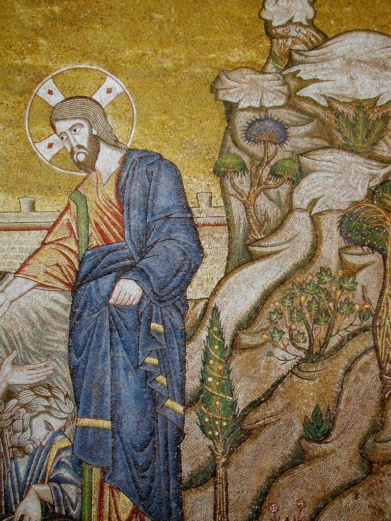 Sermon on the Mount, Pompeii Mosaic.