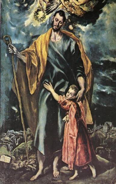 St. Joseph and the Christ Child, 1597-99, El Greco 11: First Week Saturday of Lent ------- March 19, 2011 Solemnity of St.