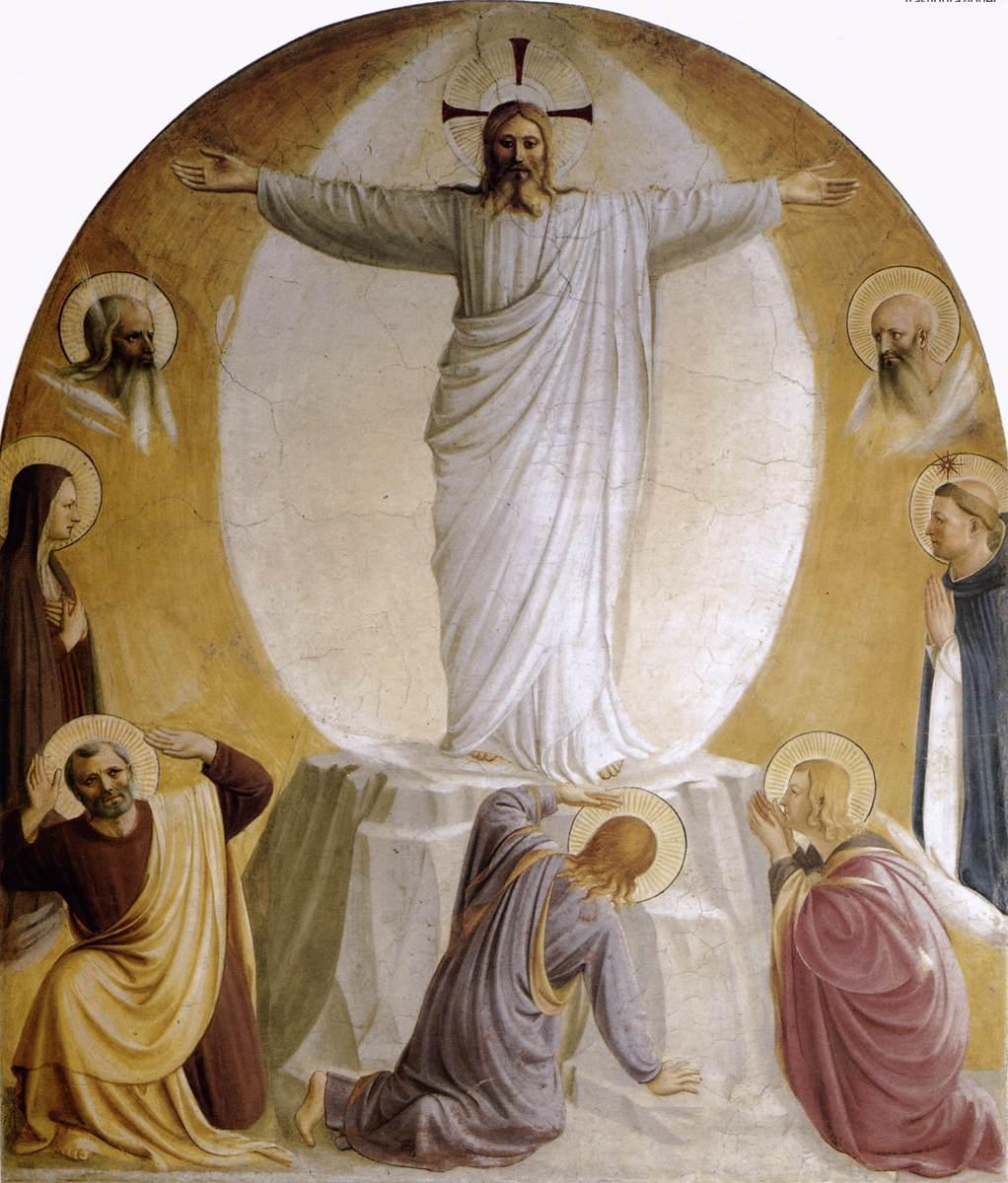 The Transfiguration, 1440-42, Fra Angelico 12: Second Sunday of Lent ------------- March 20, 2011 Happiness Up into a high mountain Our Lord took three of His Apostles.
