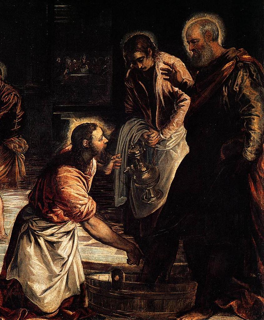 Christ Washing the Feet of His Disciples, Detail, 1547, Tintoretto 14: Tuesday Second Week of Lent ----- March 22, 2011 Obeying I am certain that God will give me my own way in Heaven, for I have