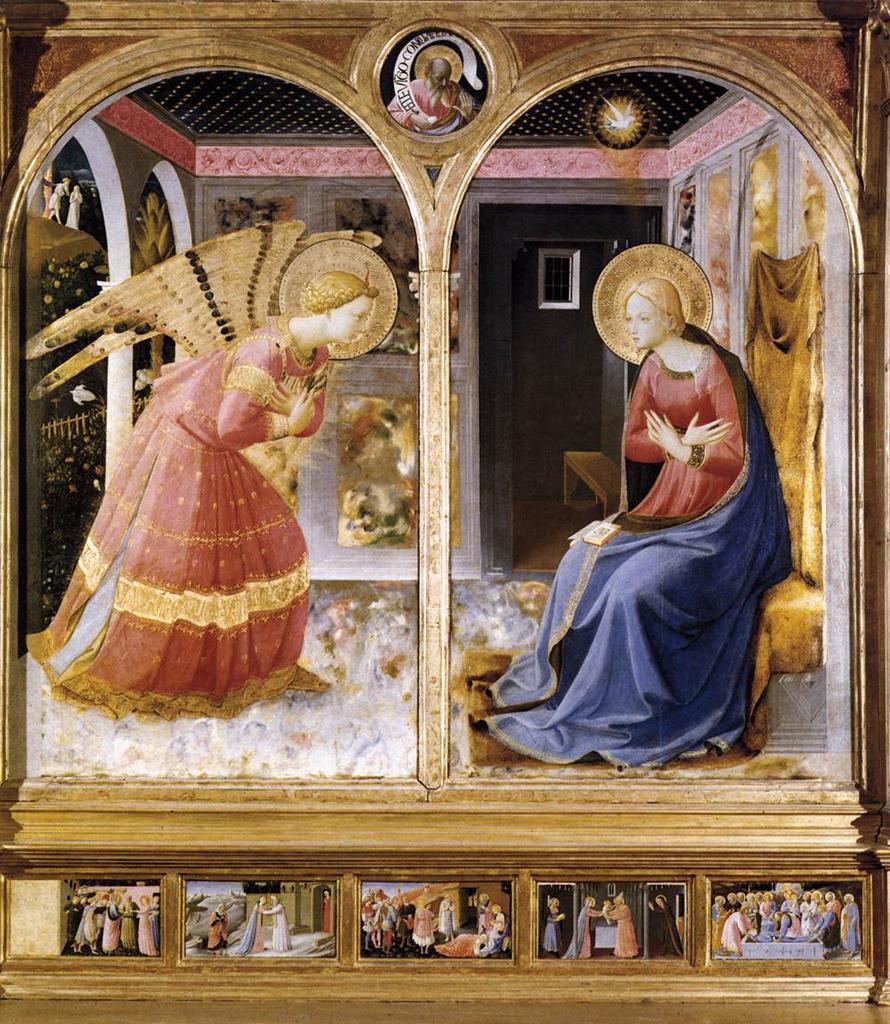 Annunciation, 1430s, Fra Angelico 17: Friday Second Week of Lent ------- March 25, 2011 Solemnity of the Annunciation of Our Lord Separation Up to the very last moment of my life, I am always in