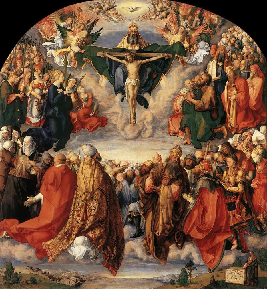 Adoration of the Trinity, 1511, Albrecht Dürer 22: Wednesday Third Week of Lent ---- March 30, 2011 Talking With God There is a picture that we all love to look upon.