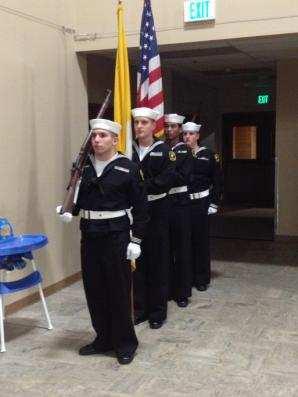 PHOTOS FROM VETERANS APPRECIATION DINNER NOVEMBER 15TH Sea Cadets Bringing in the Colors Faithful
