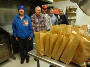 Council Knights Make Sack Lunches for the Harvest Soup Kitchen The sack lunch project for needy clients of the Harvest Soup Kitchen continues to be a major contribution of our Council.