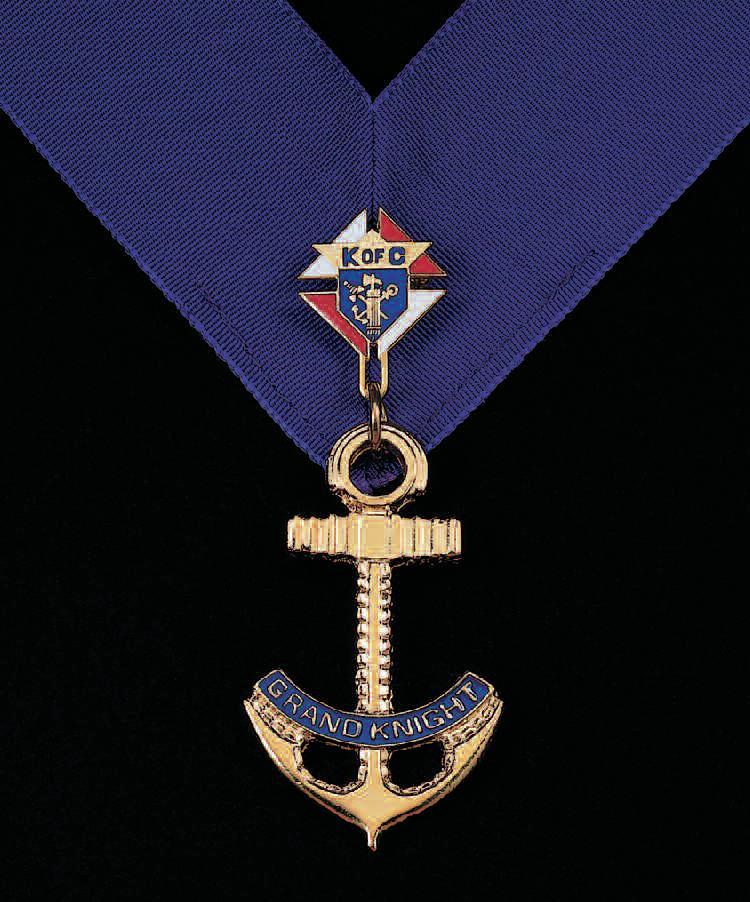 Council Officers, Duties and Responsibilities Grand Knight The Anchor, indicative of Columbus, the Mariner. The anchor has also been a variant form of the Cross for centuries.