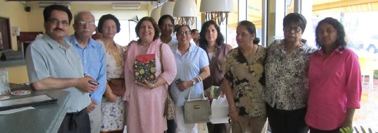Brunch hosted by SIV Ladies On Sunday 25th May the ladies of SIV hosted a brunch for us at a restaurant in the centre of Paramaribo.