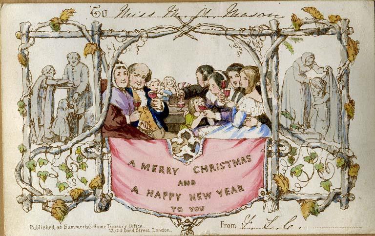 You are cordially invited to stay for Seasonal Refreshments following this Service ----------------------------- We wish you all a very Happy Christmas First Christmas Card 1843 Our Candle-Lit