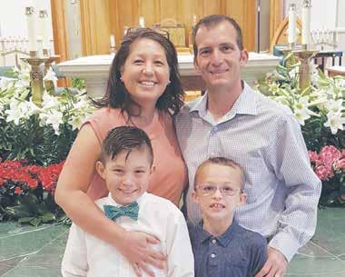 the marianite nd Award Recipients d Kyle McArdle The McArdle family Dad and Mom just always seemed to keep the faith, the Church and our parish at the front of their minds, Kyle says of his parents,
