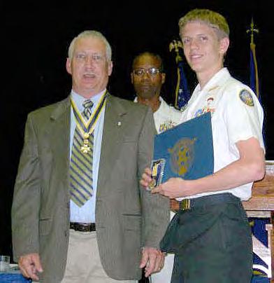 Martin. Later in the month at South Cobb High School Darren Jones was presented with the Bronze JROTC medal also.