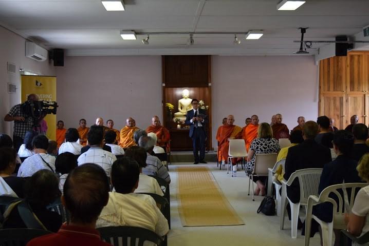 the victims of the Sydney Hostage Tragedy held on Sunday 21st December, 2014. It was a very special occasion to bring together 20 Monastics from a variety of temples.
