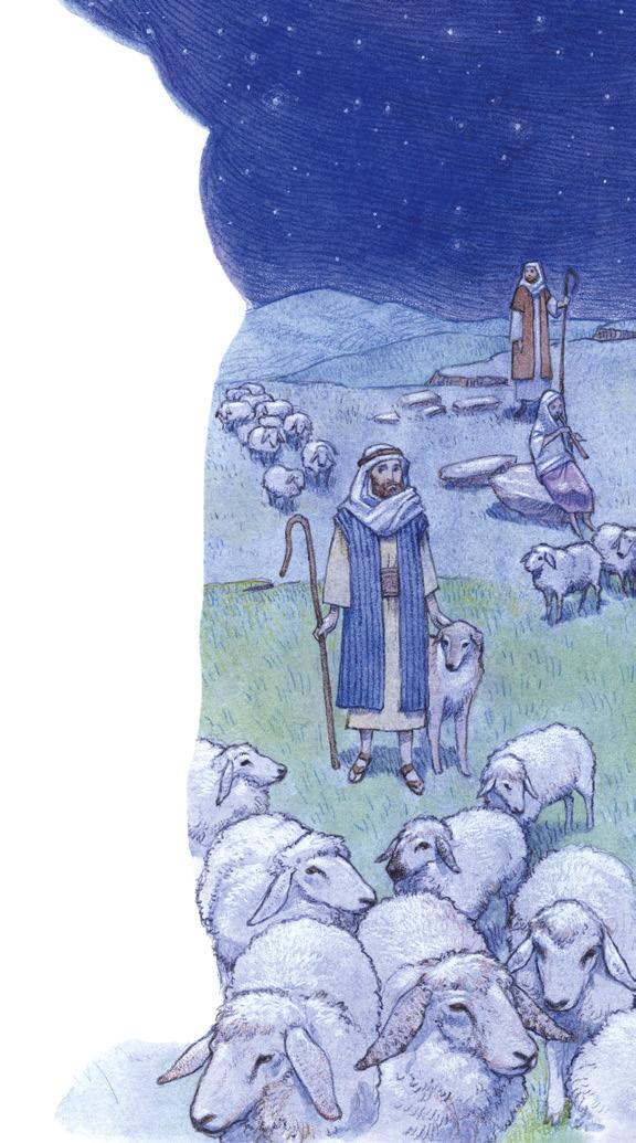 THE ROAD TO BETHLEHEM The Shepherds 21 And there ere in the same country shepherds abiding in the field, keeping atch over their flock by night (Luke 2:8). The shepherds aited and atched.