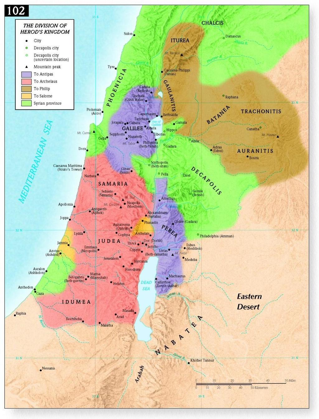 Samaria was part of the territory controlled by the Roman governor of