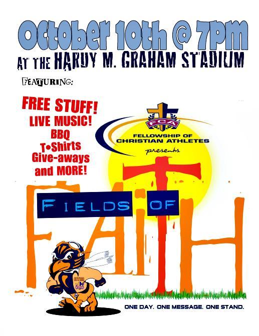 Fields of Faith Fields of Faith is a peer-to-peer event.