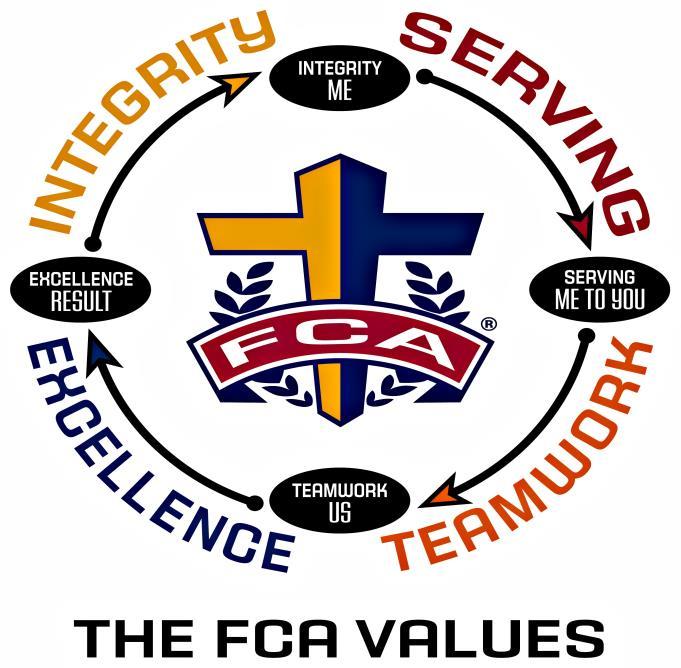 FCA Volunteers often serve as mentors for athletes who don t have a good family life or don t have proper role models.