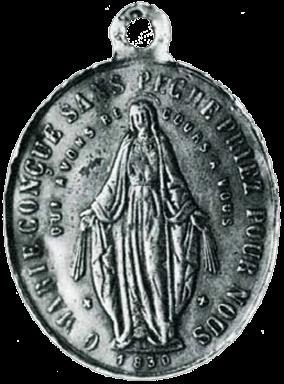 21 Why Silver? A major reason for striking the Purity Medal on silver, comes from the fact that the first Miraculous Medal was struck on silver.
