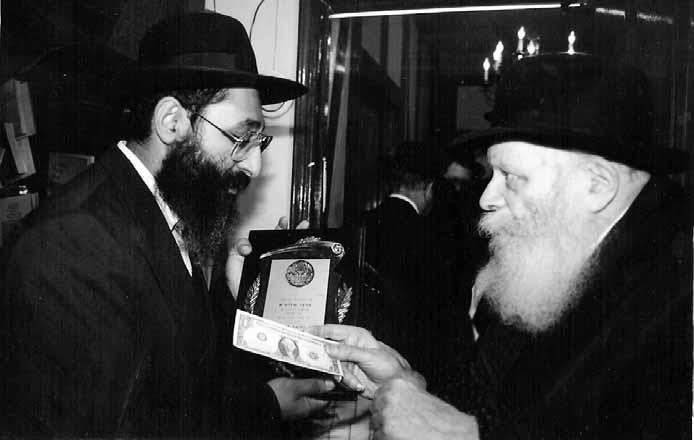 brother went to the yeshiva in Lud, my father began to take an interest in Chassidus and the Rebbe. He started learning Tanya and other Chassidic works. I can recall a scene from my childhood.