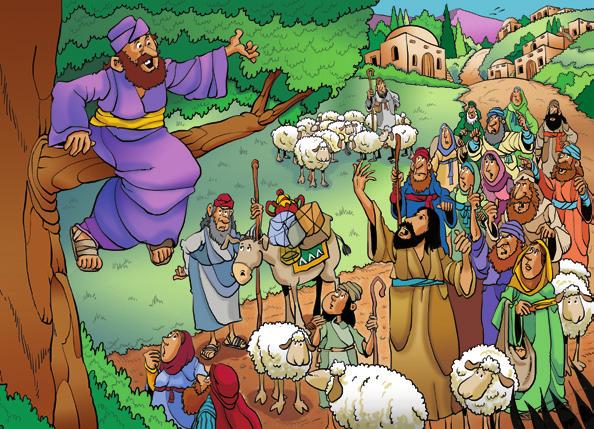 Welcoming Zacchaeus Ages 3 5 May 26, 2019 E more prep Hearing the Story Open the Bible to Luke 19 so that the children know the story comes from the Bible. Read SCM 13.