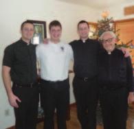 his brothers, Fr. Todd and Fr.