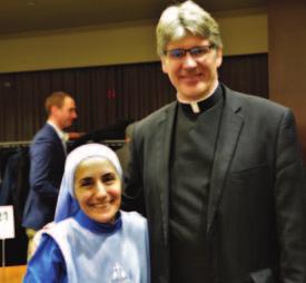 A native of Iraq, Mother Olga shared her inspirational story of faith and journey from her war-torn homeland to the United States. Her joy and love for the Lord and His mother are contagious.