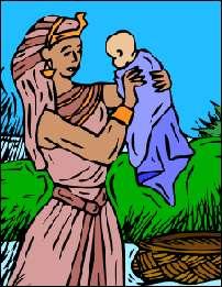 Moses is Rescued Moses is Found Moses' sister Miriam watched over him until Pharaoh's daughter came to the river to wash. She found Moses in his basket.