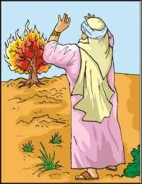 God Speaks to Moses The Burning Bush Moses grew up as an Egyptian prince, but he never forgot he was a Hebrew.