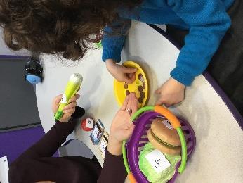 In Attention Autism (AKA 'Bucket time'), we used playdough to make our very own snails!