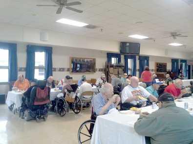 This was the 6th year of having food catered to Manteno Veterans Home on Fathers Day Weekend.