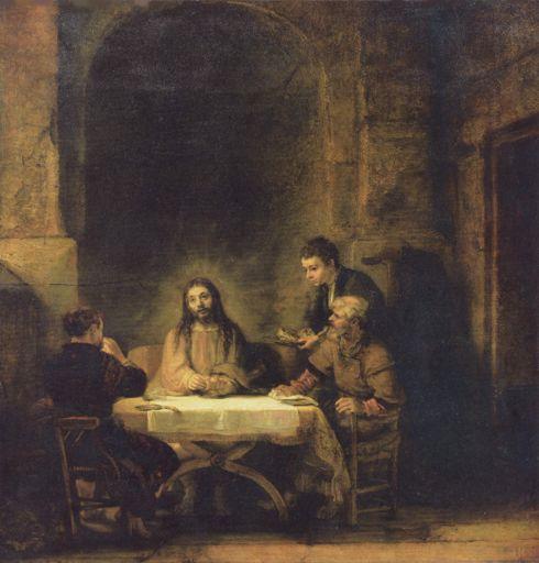 Rembrandt.!!The&Supper&at&Emmaus&(oil!on!