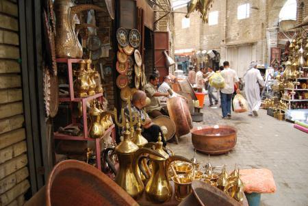 Entertainment of Iraq The famous old Al-safafeer market one of the oldest