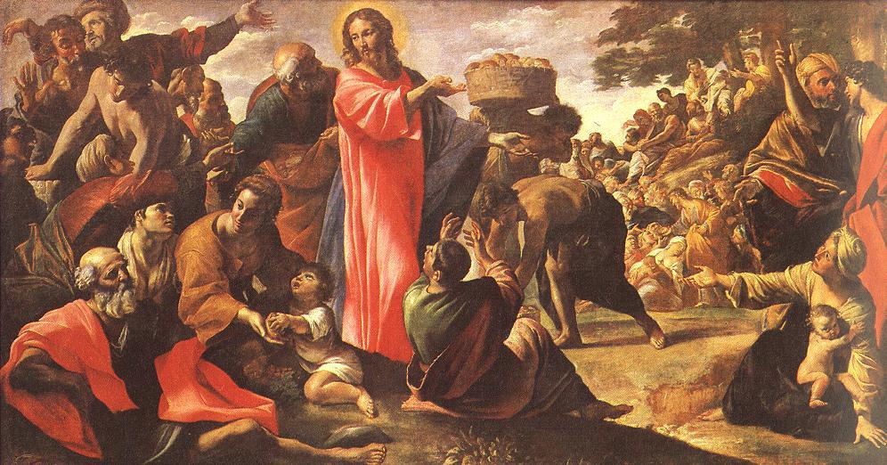 Giovanni Lanfranco, Miracle of the Bread and Fish, 1620-23 PRAYER & WORSHIP Mass of Anticipation: Saturday, 5:15 p.m. Sunday Mass: 7:30, 9:00 and 10:30 a.m. (English); 5:00 p.m. (Spanish) Daily Mass: Monday, Tuesday, Wednesday and First Friday, 7:00 a.