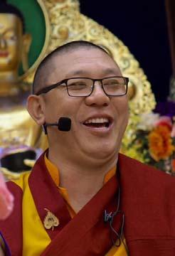 Following his 13 years of study, he was ordained an Abbott (Khenpo) in 2004 by His Holiness the Dalai Lama. He spent seventeen years studying with his main teacher, H.E. Khenchen Kunga Wangchuk.