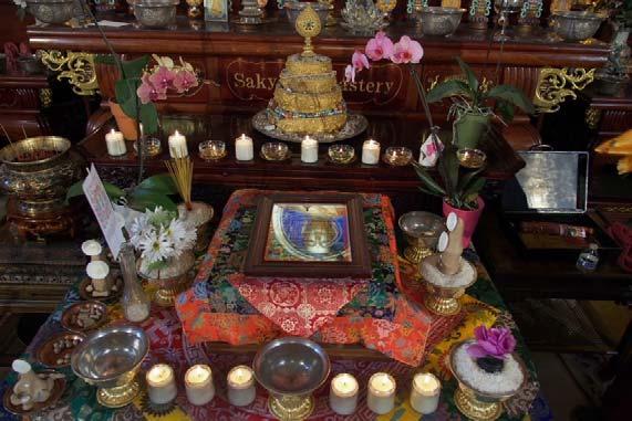The benefit of a Kunrik prayer service is a favorable rebirth (in the human realm for continued Dharma practice) for those who have passed away. For those who are sick, it removes obstacles.