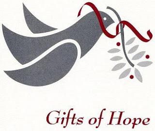 An insert in the card explains how hope is given and describes the organization distributing the gift.